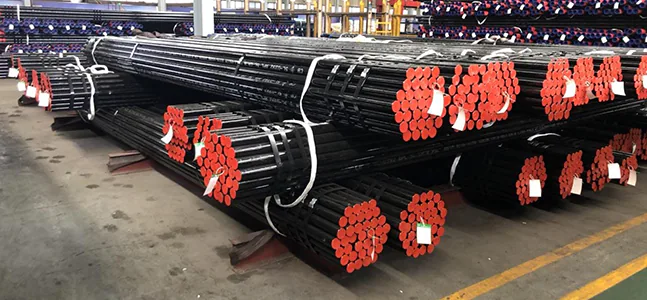 Photograph of Carbon Steel Seamless Pipes